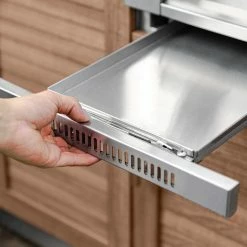 NewAge Products Outdoor Kitchen Stainless Steel Platinum Dual Side Burner