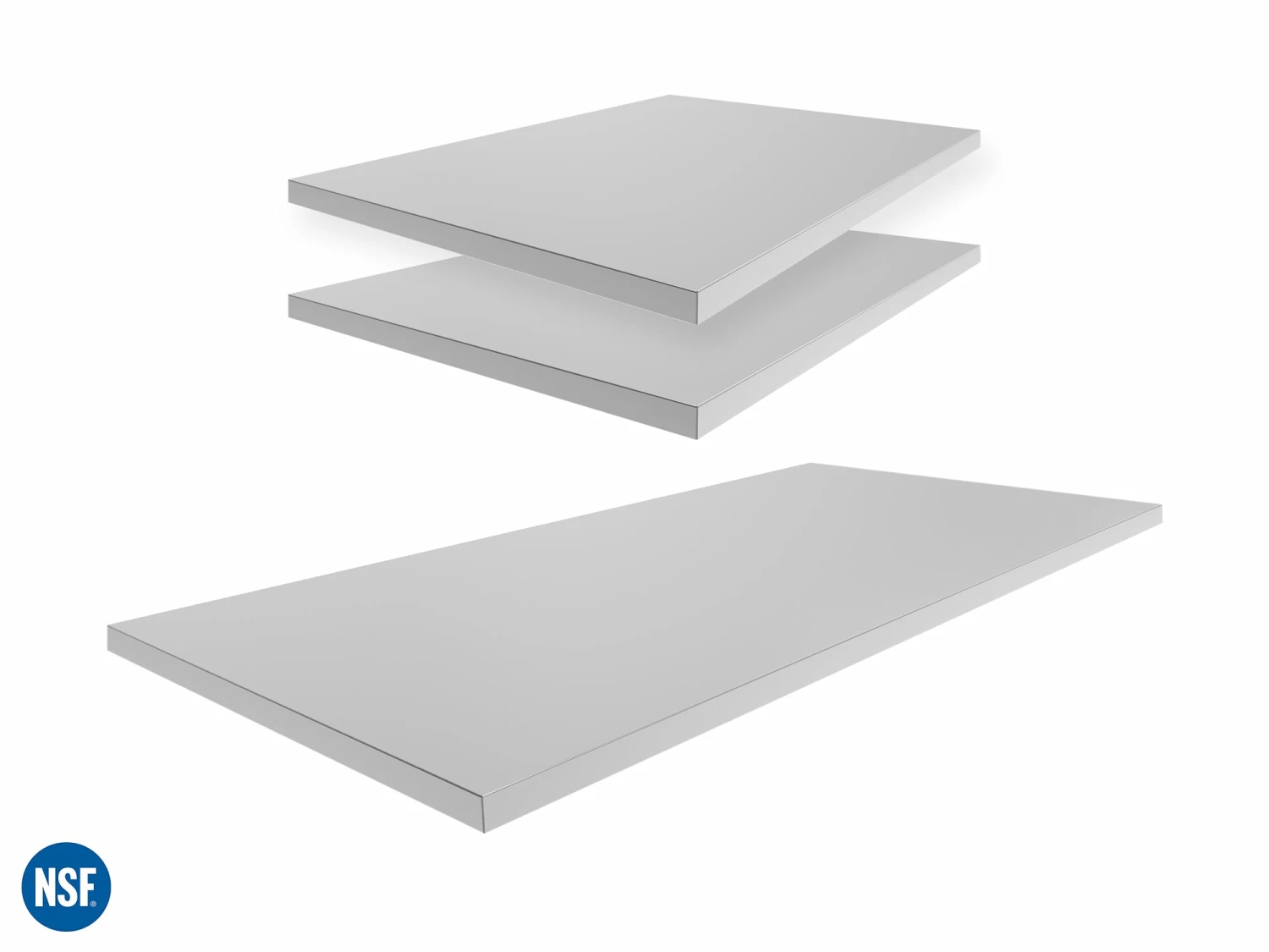 NewAge Products Outdoor Kitchen Stainless Steel Countertop Bundle: (3) 32 In. Countertops, 56 In. Countertop 1 NewAge Products Outdoor Kitchen Stainless Steel Countertop Bundle: (3) 32 In. Countertops, 56 In. Countertop