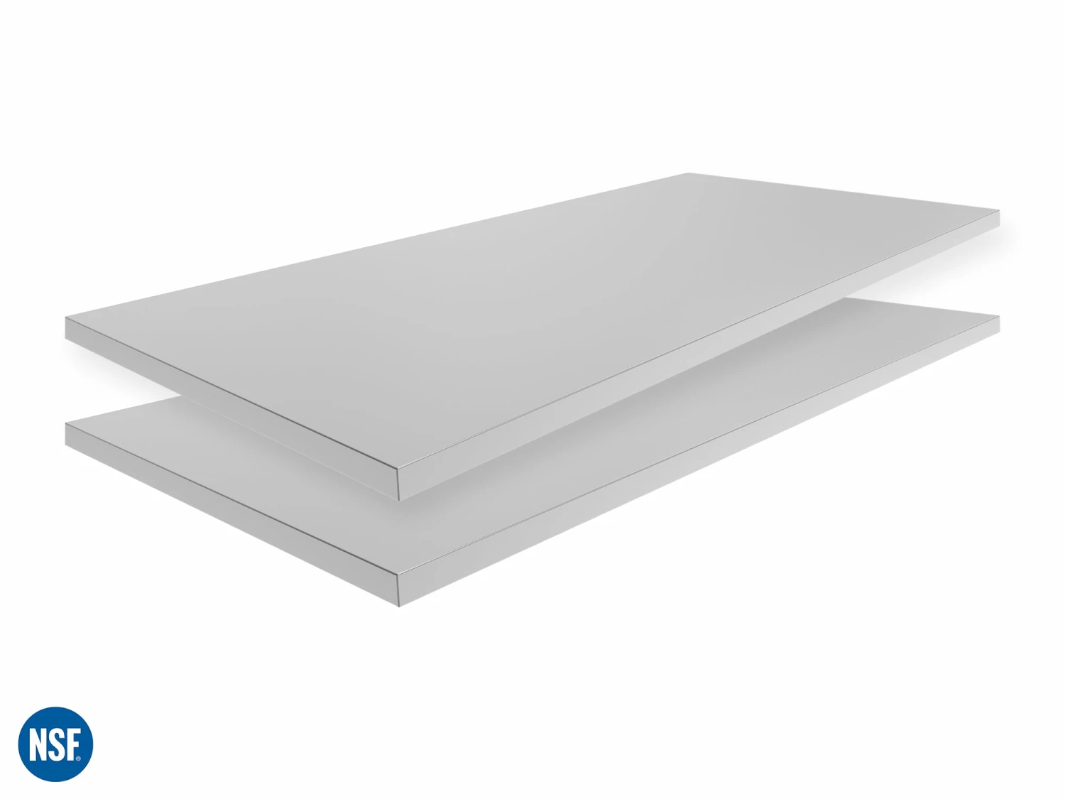 NewAge Products Outdoor Kitchen Stainless Steel Countertop Bundle: (2) 64 In. Countertops 1 NewAge Products Outdoor Kitchen Stainless Steel Countertop Bundle: (2) 64 In. Countertops