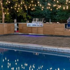 NewAge Products Kamado Outdoor Kitchen Stainless Steel Platinum Grill - 33 Inch 35 NewAge Products Kamado Outdoor Kitchen Stainless Steel Platinum Grill - 33 Inch