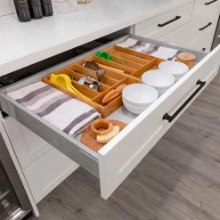 NewAge Products Home Bar 6 Piece Cabinet Set With Single Drawer Cabinets And Shelves - 24 Inch