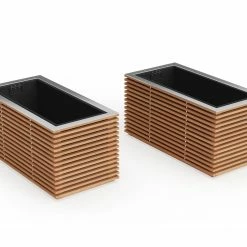 NewAge Products Monterey Rectangular Planter Boxes (Set Of 2)
