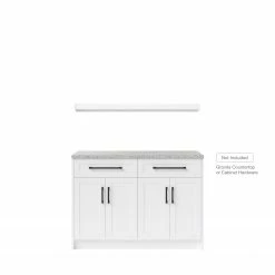 NewAge Products Home Bar 3 Piece Cabinet Set With Single Drawer Cabinets And Shelf- 24 Inch Home Bar Cabinets