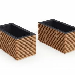NewAge Products Monterey Rectangular Planter Boxes (Set Of 2) 18 NewAge Products Monterey Rectangular Planter Boxes (Set Of 2)