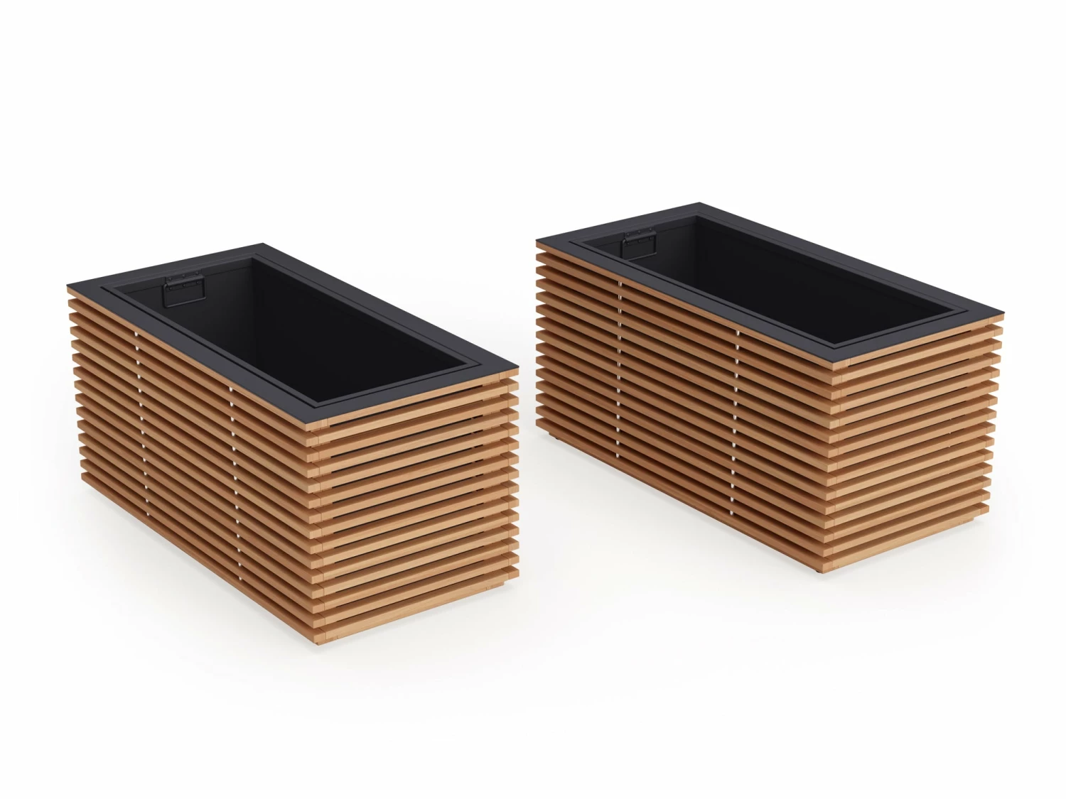 NewAge Products Monterey Rectangular Planter Boxes (Set Of 2) 7 NewAge Products Monterey Rectangular Planter Boxes (Set Of 2)