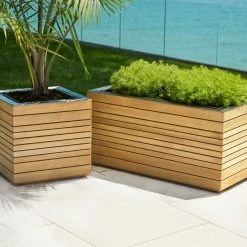 NewAge Products Rhodes Square Planter (Set Of 2) Planter Boxes 30 NewAge Products Rhodes Square Planter (Set Of 2) Planter Boxes