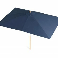 NewAge Products Umbrellas Rectangular Umbrella With Post And Steel Base