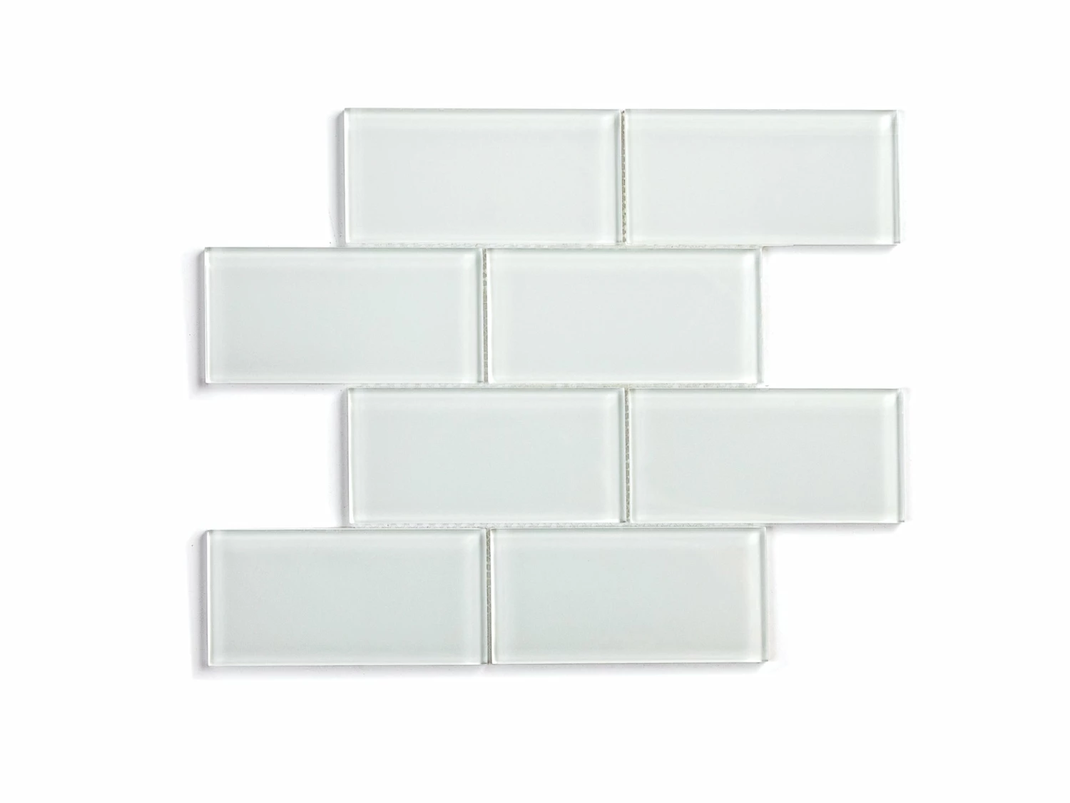 NewAge Products Kitchen Backsplash SUPER WHITE Glass Subway Tile Backsplash (11 Sq.ft. / Box) 1 NewAge Products Kitchen Backsplash SUPER WHITE Glass Subway Tile Backsplash (11 Sq.ft. / Box)