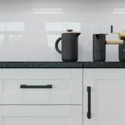 NewAge Products Kitchen Backsplash SUPER WHITE Glass Subway Tile Backsplash (11 Sq.ft. / Box) 8 NewAge Products Kitchen Backsplash SUPER WHITE Glass Subway Tile Backsplash (11 Sq.ft. / Box)