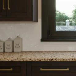 NewAge Products GLASS HEXAGON Tile Backsplash (11 Sq.ft. / Box)