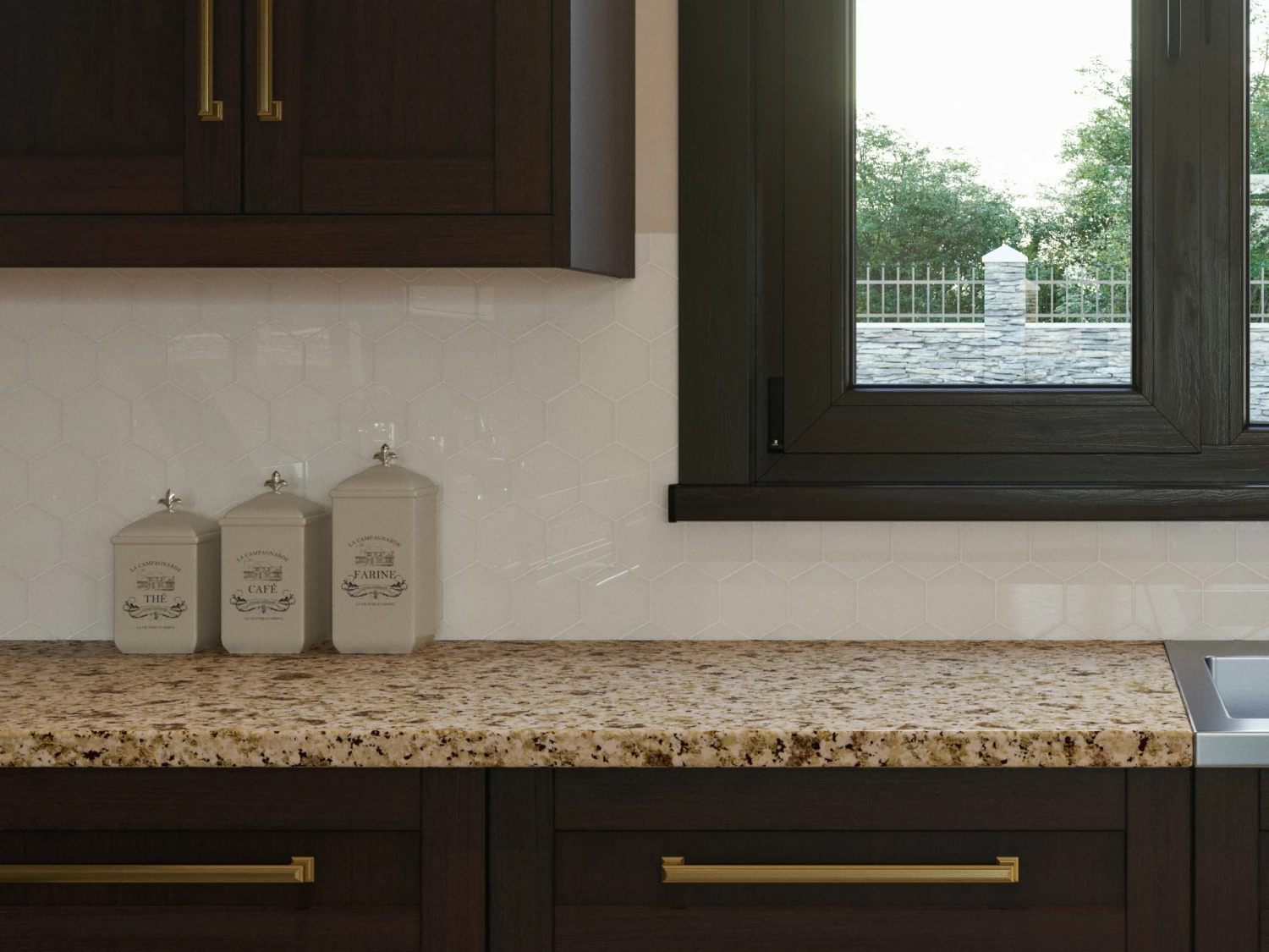 NewAge Products Glass Hexagon Tile (3 X 11-Pack) Kitchen Backsplash 3 NewAge Products Glass Hexagon Tile (3 X 11-Pack) Kitchen Backsplash