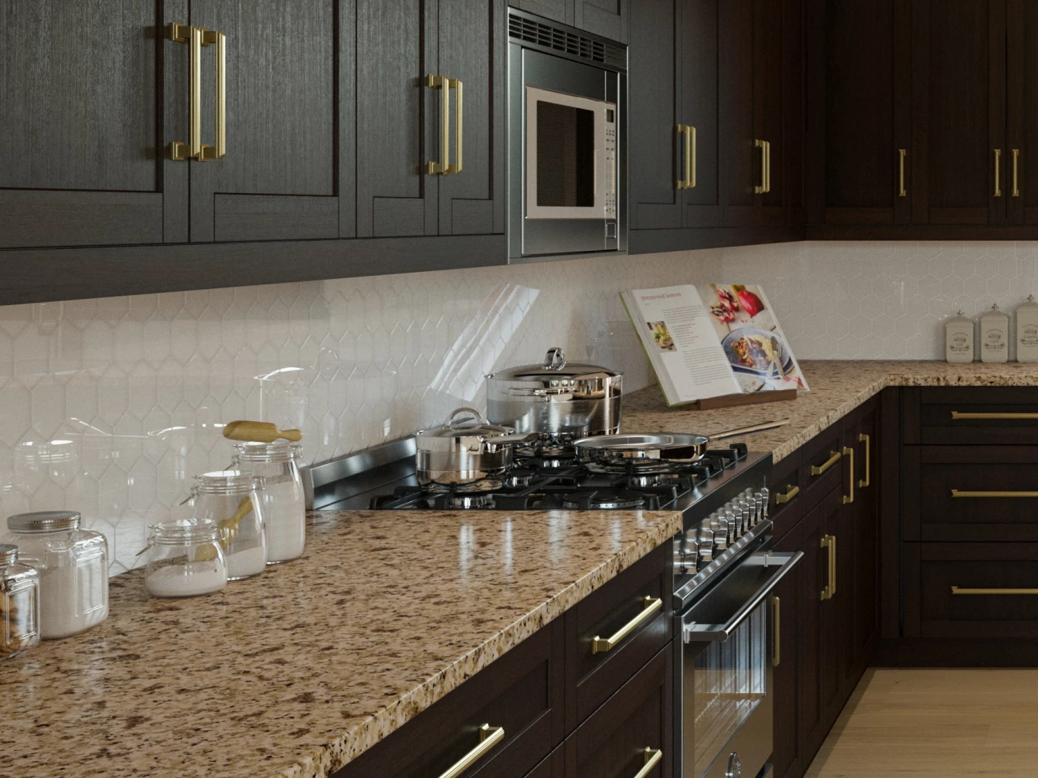 NewAge Products Glass Hexagon Tile (3 X 11-Pack) Kitchen Backsplash 4 NewAge Products Glass Hexagon Tile (3 X 11-Pack) Kitchen Backsplash