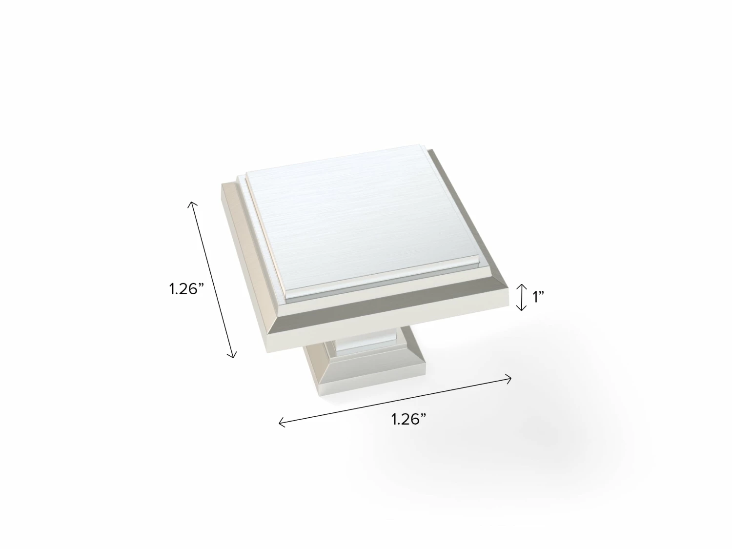 NewAge Products Kitchen Cabinet Handles Traditional Square 6 NewAge Products Kitchen Cabinet Handles Traditional Square