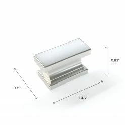 NewAge Products Kitchen Cabinet Handles Contemporary Square