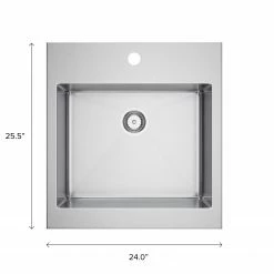 NewAge Products Kitchen Sinks 24in Standard Sink 11 NewAge Products Kitchen Sinks 24in Standard Sink