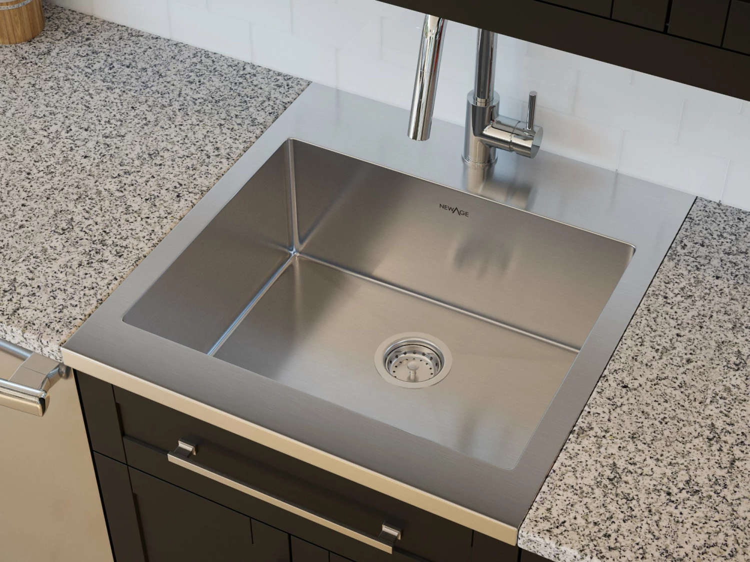 NewAge Products Kitchen Sinks 24in Standard Sink 4 NewAge Products Kitchen Sinks 24in Standard Sink