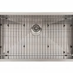 NewAge Products Kitchen Sinks 32 In. Undermount Single Bowl Stainless Steel Sink