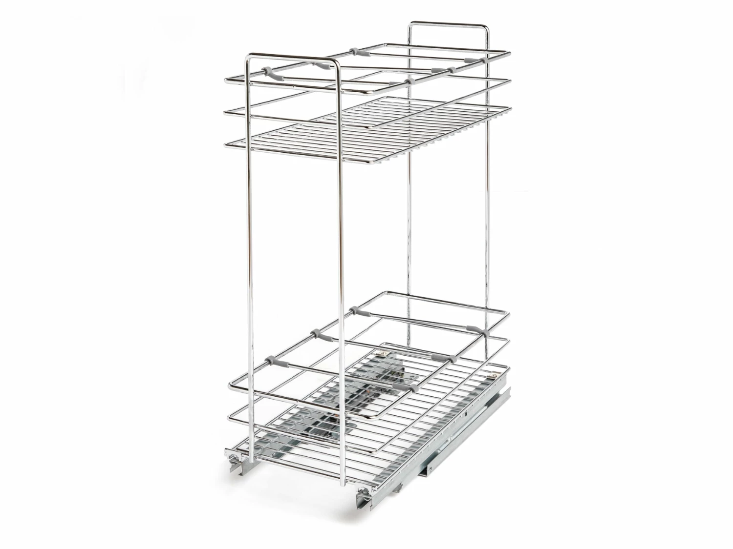 NewAge Products Kitchen Organization Pull Out Double Basket 1 NewAge Products Kitchen Organization Pull Out Double Basket