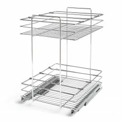 NewAge Products Kitchen Organization Pull Out Double Basket 9 NewAge Products Kitchen Organization Pull Out Double Basket