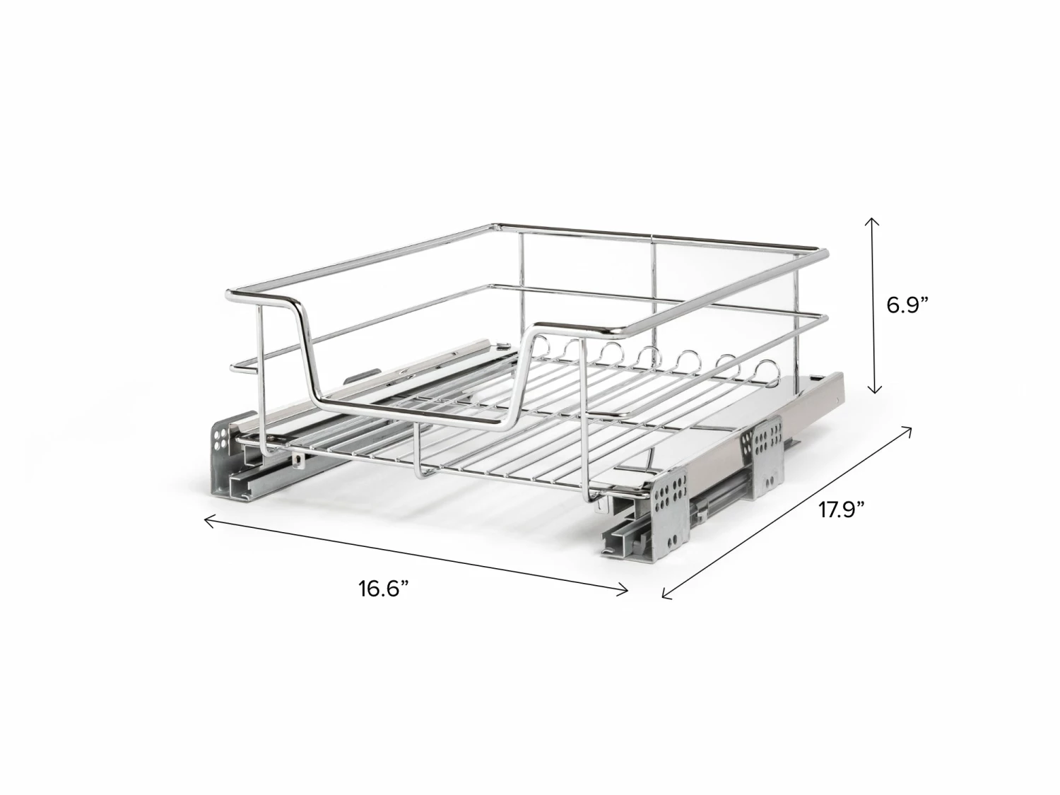NewAge Products Kitchen Organization Pull Out Basket 4 NewAge Products Kitchen Organization Pull Out Basket