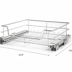 NewAge Products Kitchen Organization Pull Out Basket 19 NewAge Products Kitchen Organization Pull Out Basket