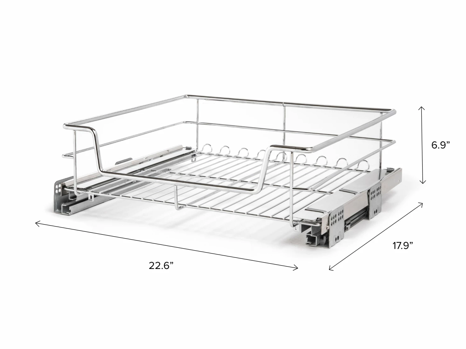 NewAge Products Kitchen Organization Pull Out Basket 8 NewAge Products Kitchen Organization Pull Out Basket