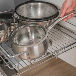 NewAge Products Kitchen Organization Pull Out Basket 17 NewAge Products Kitchen Organization Pull Out Basket