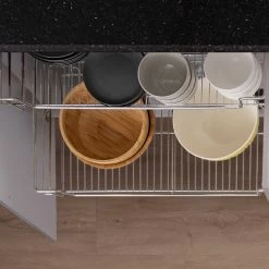 NewAge Products Kitchen Organization Pull Out Basket 18 NewAge Products Kitchen Organization Pull Out Basket