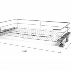 NewAge Products Kitchen Organization Pull Out Basket 23 NewAge Products Kitchen Organization Pull Out Basket