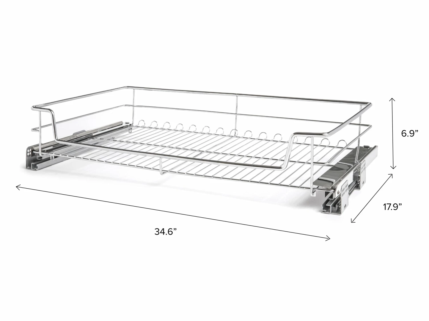 NewAge Products Kitchen Organization Pull Out Basket 12 NewAge Products Kitchen Organization Pull Out Basket