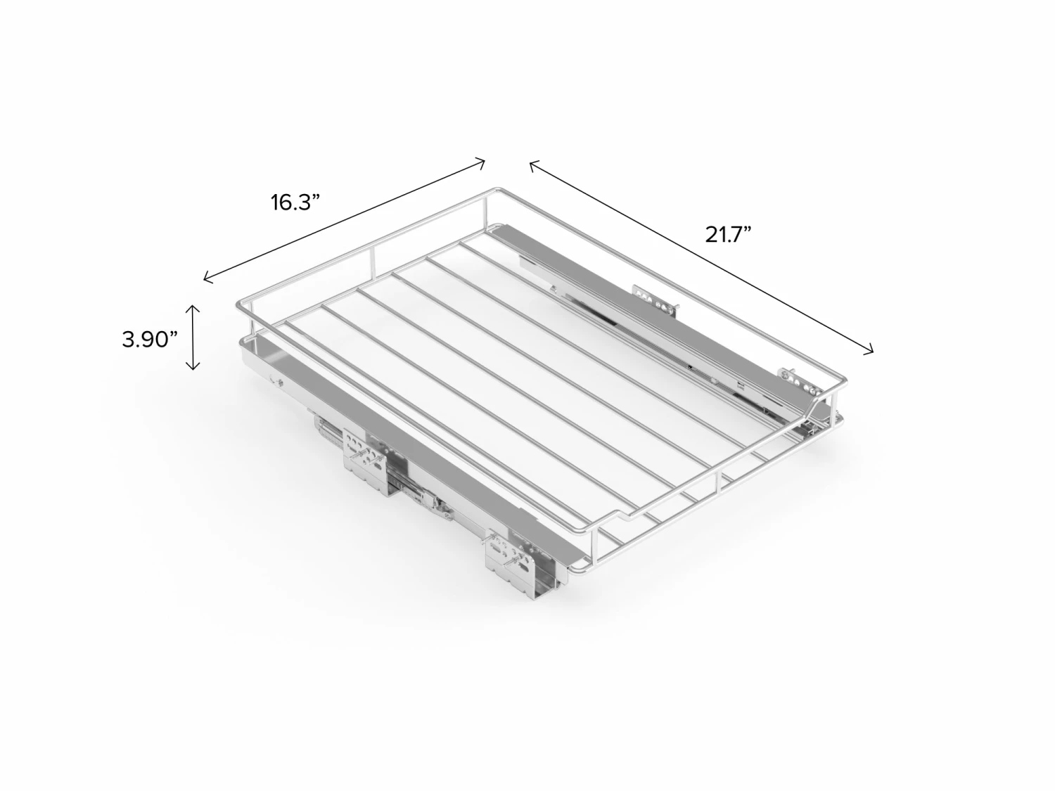 NewAge Products Cabinet Pull Out Bottle Rack 2 NewAge Products Cabinet Pull Out Bottle Rack