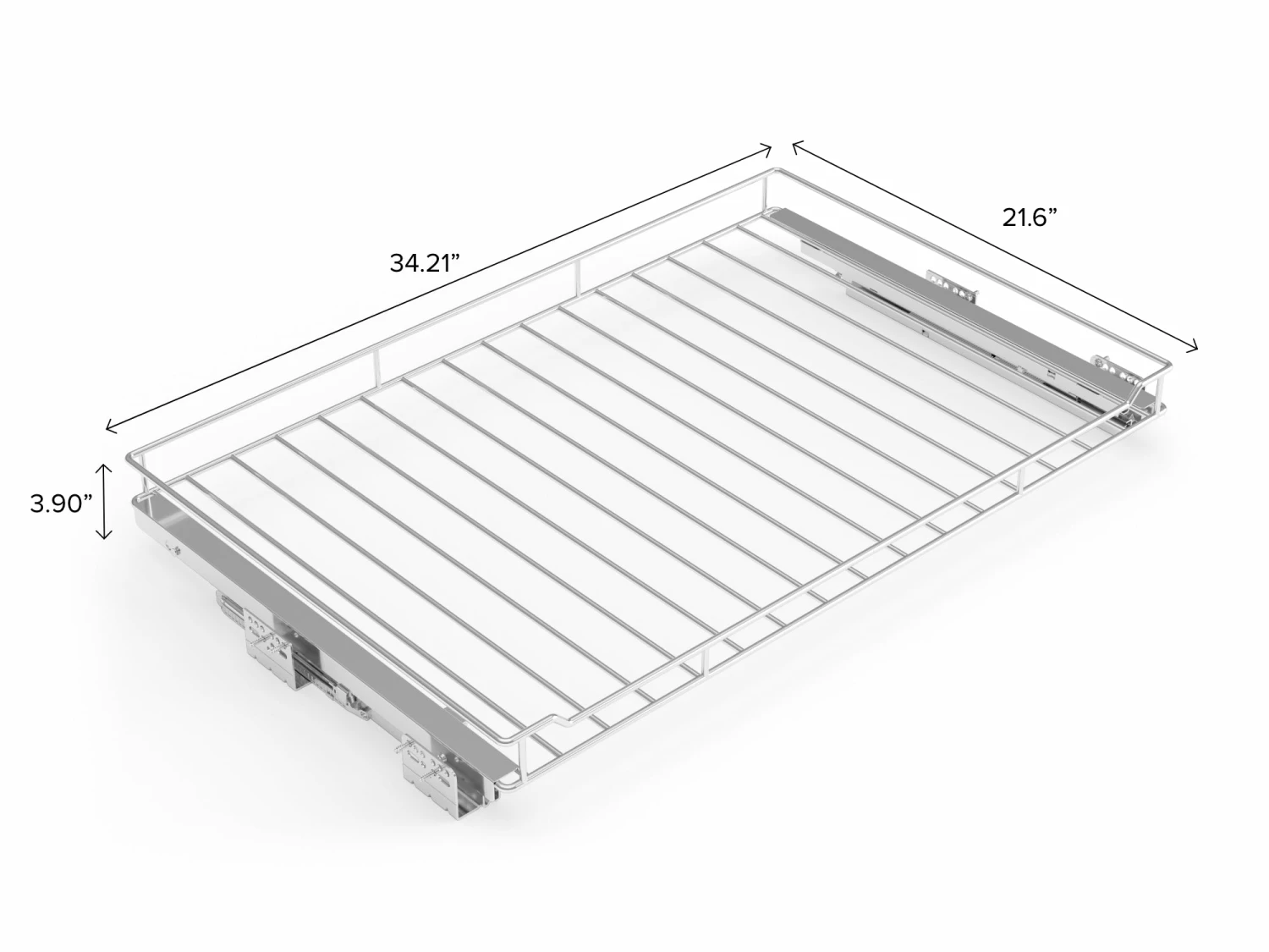 NewAge Products Cabinet Pull Out Bottle Rack 12 NewAge Products Cabinet Pull Out Bottle Rack