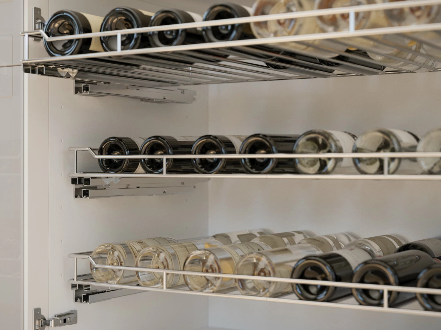 NewAge Products Cabinet Pull Out Bottle Rack 15 NewAge Products Cabinet Pull Out Bottle Rack