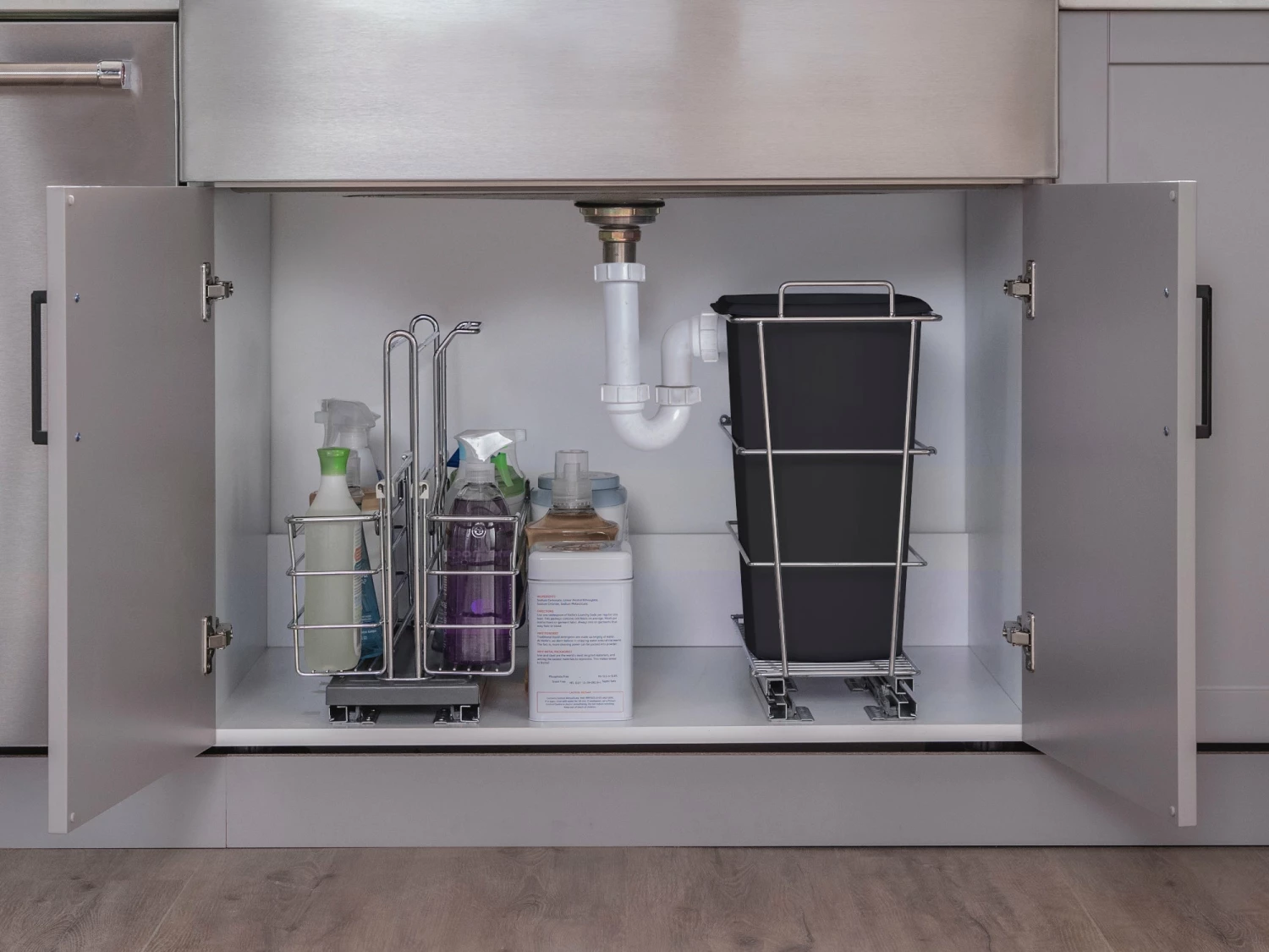 NewAge Products Pull Out Bin Kitchen Organization 5 NewAge Products Pull Out Bin Kitchen Organization