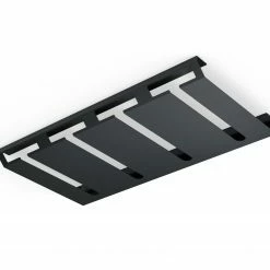 NewAge Products Under Cabinet Hanging Stemware Rack Home Bar Cabinets