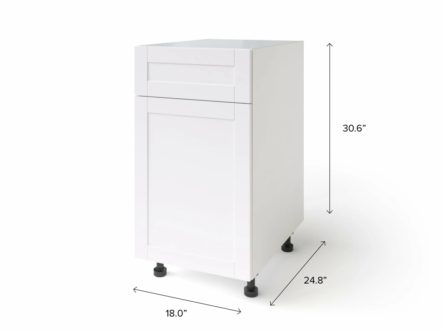 NewAge Products Home One Door, Single Drawer Cabinet, 18 Inch 8 NewAge Products Home One Door, Single Drawer Cabinet, 18 Inch