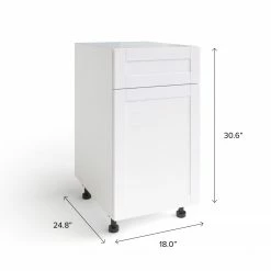 NewAge Products Home One Door, Single Drawer Cabinet, 18 Inch 79 NewAge Products Home One Door, Single Drawer Cabinet, 18 Inch