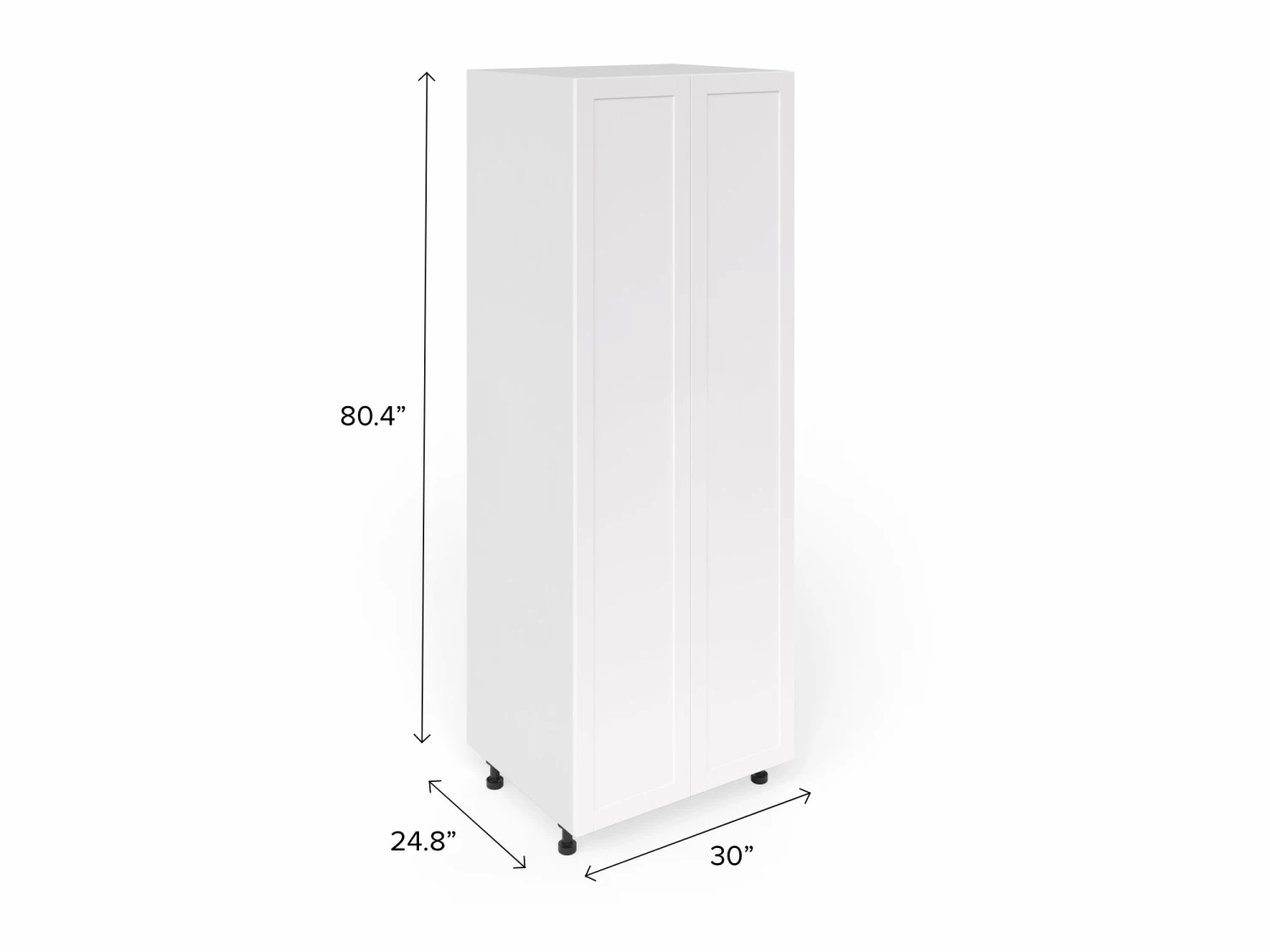 NewAge Products Home Two Door Pantry Cabinet-30 In. 4 NewAge Products Home Two Door Pantry Cabinet-30 In.