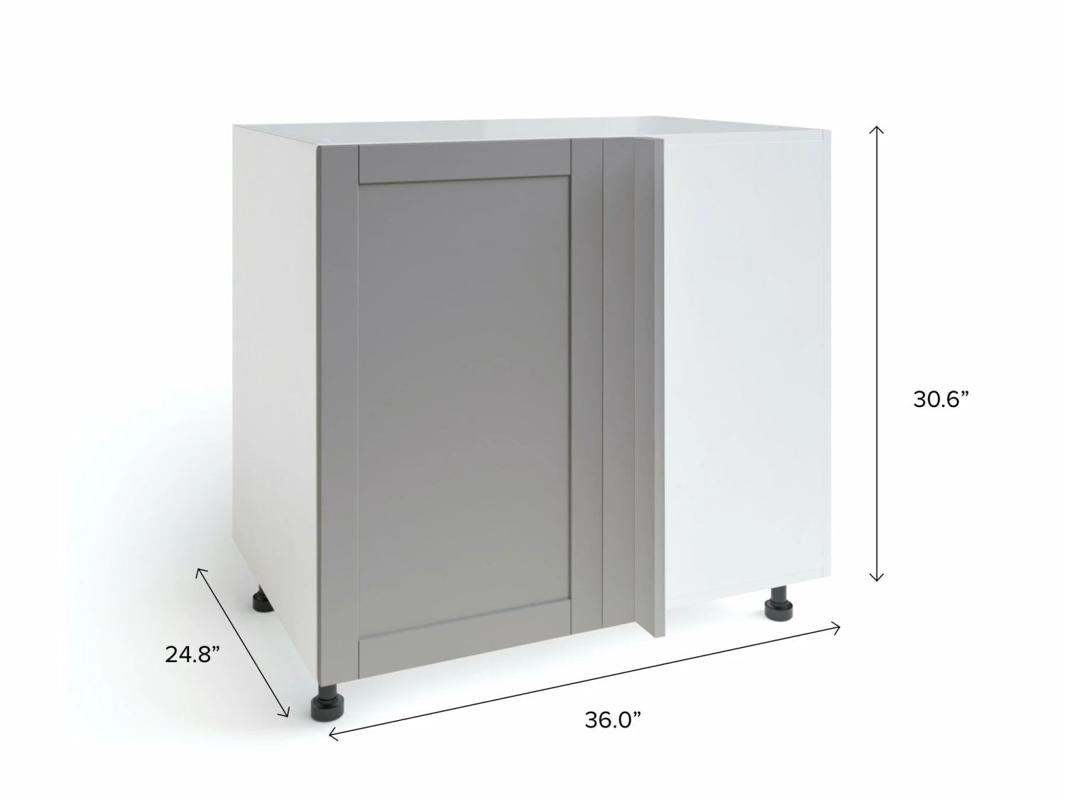 NewAge Products Home Blind Corner Base Cabinet, 36 Inch Pantry Cabinets 16 NewAge Products Home Blind Corner Base Cabinet, 36 Inch Pantry Cabinets