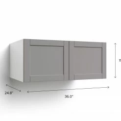 NewAge Products Home Above Fridge Cabinet - 36 Inch Pantry Cabinets