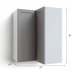 NewAge Products Home Extended Corner Wall Cabinet - 27 Inch 47 NewAge Products Home Extended Corner Wall Cabinet - 27 Inch