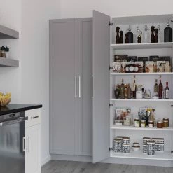 NewAge Products Home Two Door Pantry Cabinet-36 In. Pantry Cabinets 28 NewAge Products Home Two Door Pantry Cabinet-36 In. Pantry Cabinets