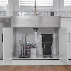 NewAge Products Home Laundry Room 11 Piece Cabinet Set With 36 In. Sink And Faucet