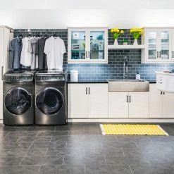 NewAge Products Home Laundry Room 11 Piece Cabinet Set With 36 In. Sink And Faucet