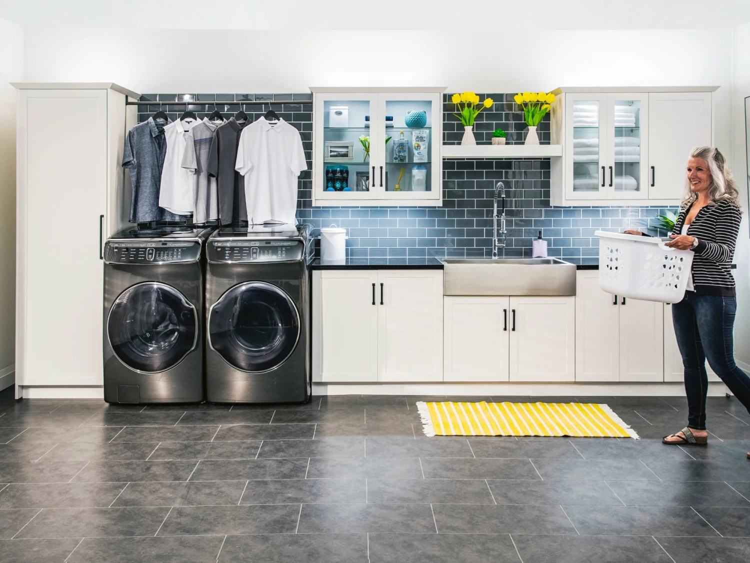 NewAge Products Home Laundry Room 11 Piece Cabinet Set With Centered Shelf, Sink And Faucet Laundry Room Cabinets 3 NewAge Products Home Laundry Room 11 Piece Cabinet Set With Centered Shelf, Sink And Faucet Laundry Room Cabinets