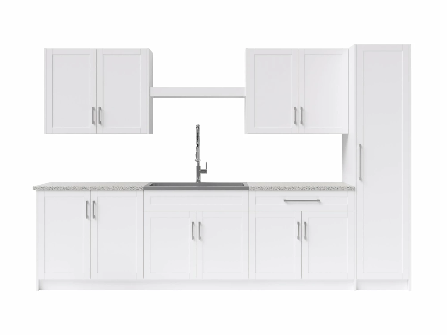 NewAge Products Home Laundry Room 11 Piece Cabinet Set With Centered Shelf, Sink And Faucet Laundry Room Cabinets 1 NewAge Products Home Laundry Room 11 Piece Cabinet Set With Centered Shelf, Sink And Faucet Laundry Room Cabinets