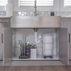 NewAge Products Home Laundry Room 11 Piece Cabinet Set With 36 In. Sink And Faucet