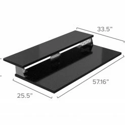 NewAge Products Signature Series Outdoor Kitchen Bar Shelf Countertop 2 Side Extended