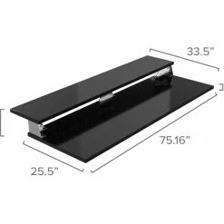 NewAge Products Signature Series Outdoor Kitchen Bar Shelf Countertop 2 Side Extended