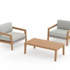 NewAge Products Patio Furniture Lakeside 3 Piece Set With Coffee Table 42 NewAge Products Patio Furniture Lakeside 3 Piece Set With Coffee Table